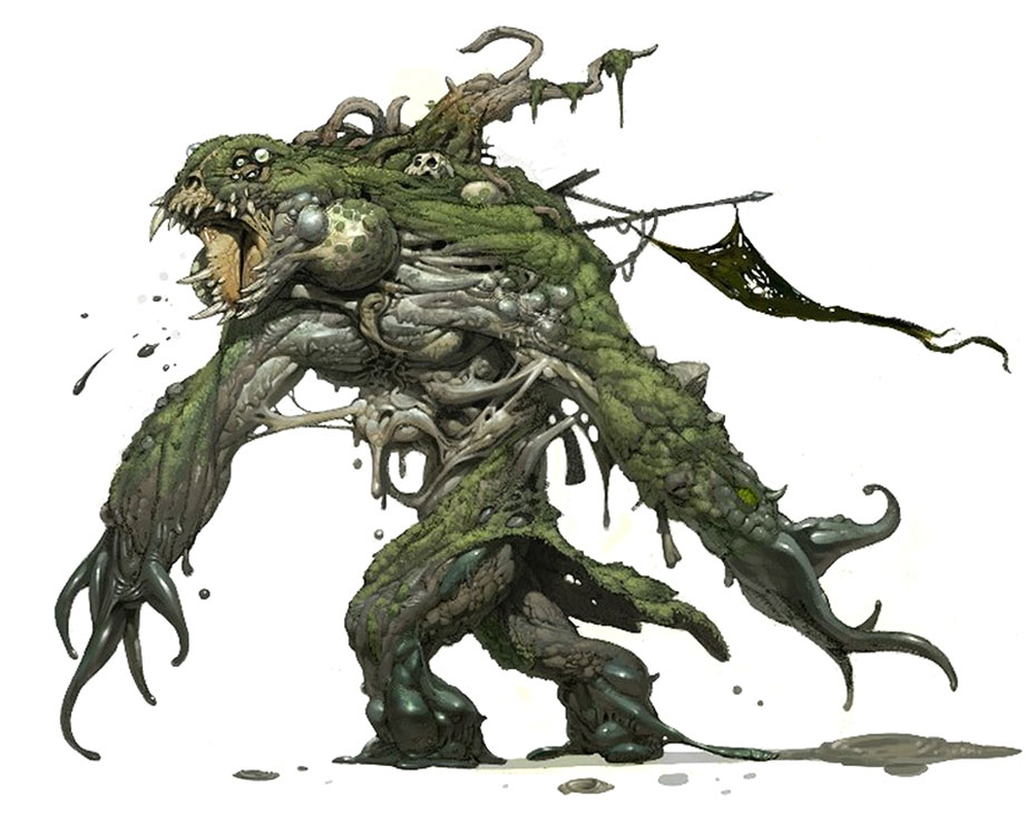 Swamp Thing Art from Bless Online