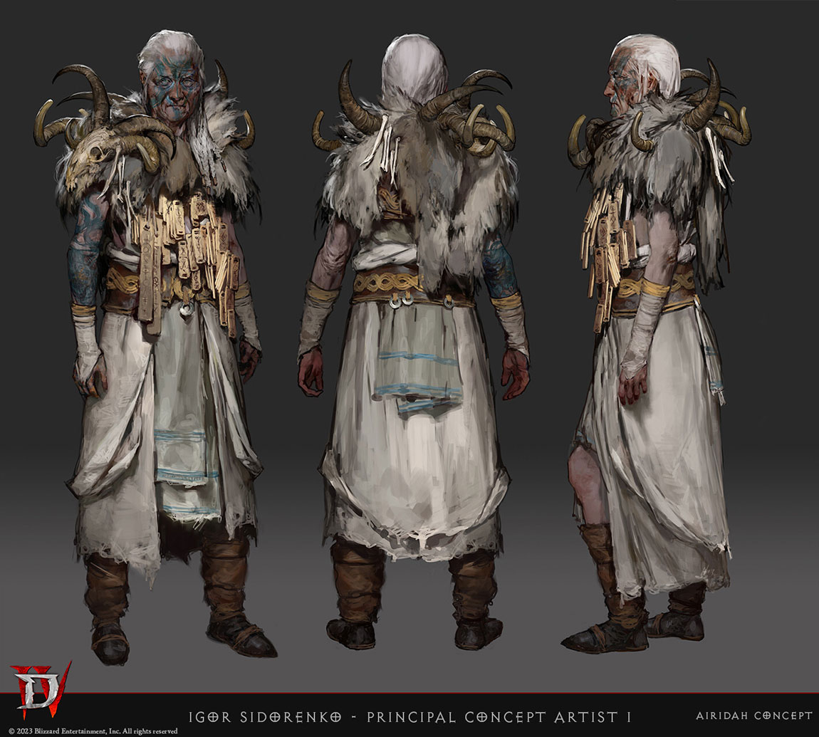 Airidah Concept Art from Diablo IV