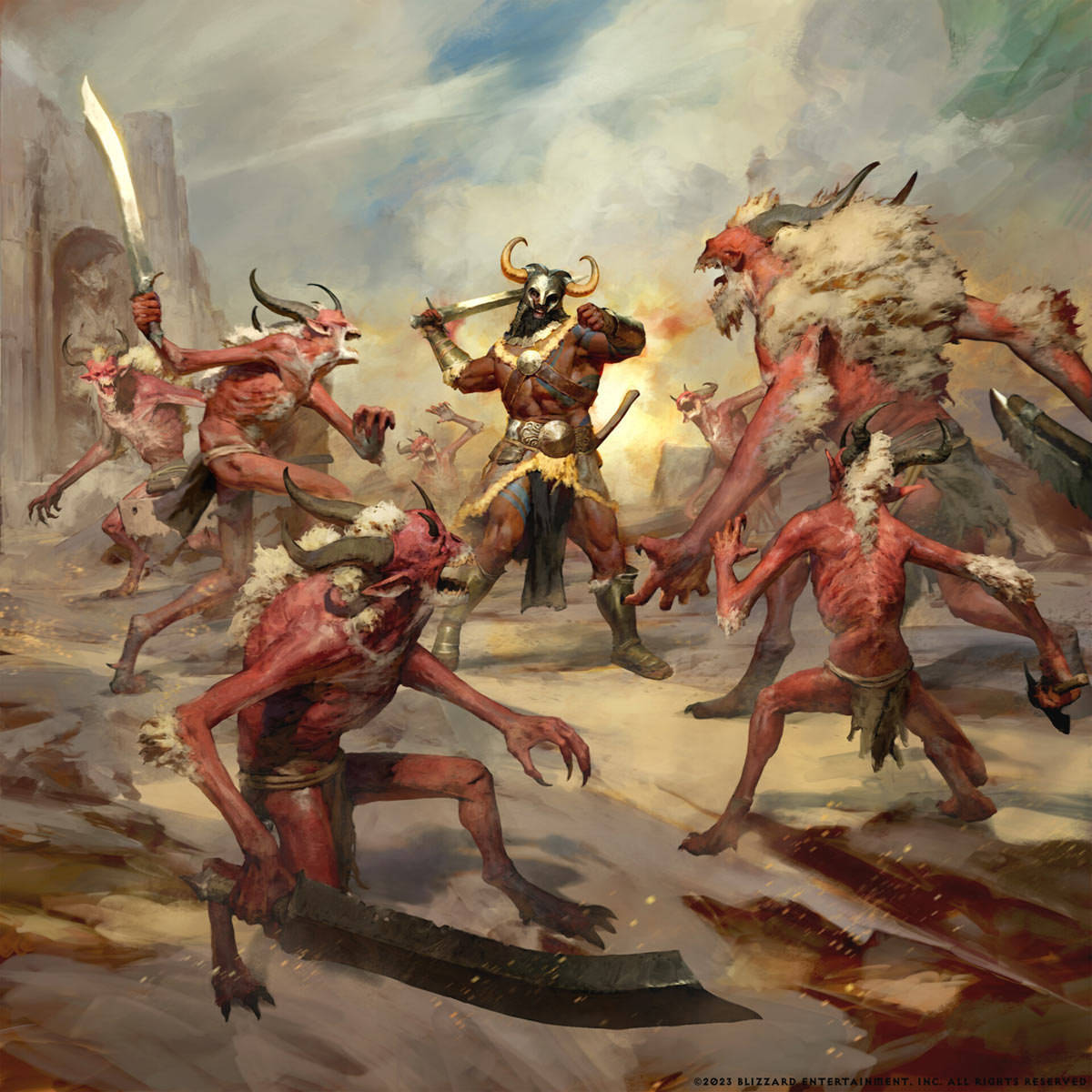 Barbarian Key Art from Diablo IV