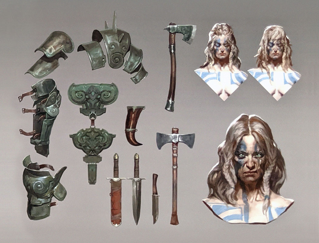 Barbarian Leader Armor Art from Diablo IV