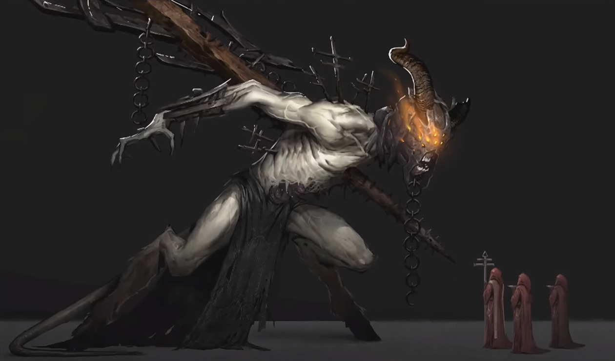Demon Concept Art from Diablo IV