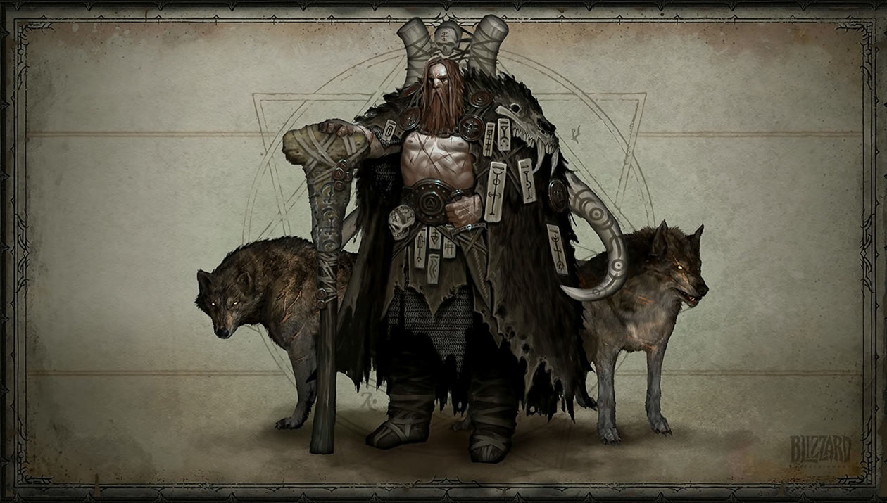 Druid Concept Art from Diablo IV