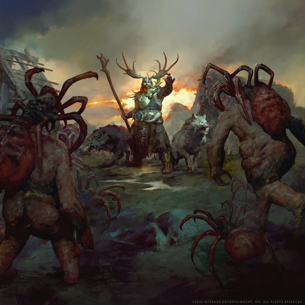 Druid Key Art from Diablo IV