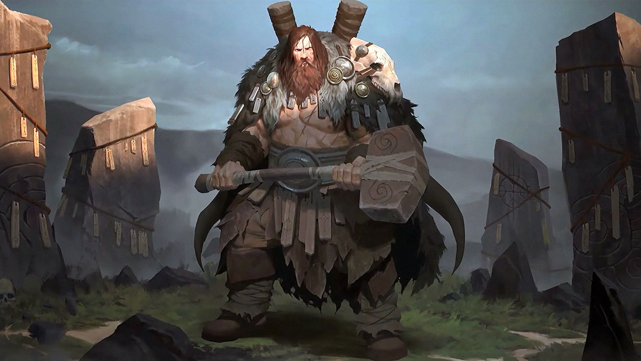 Druid Rough Concept Art from Diablo IV