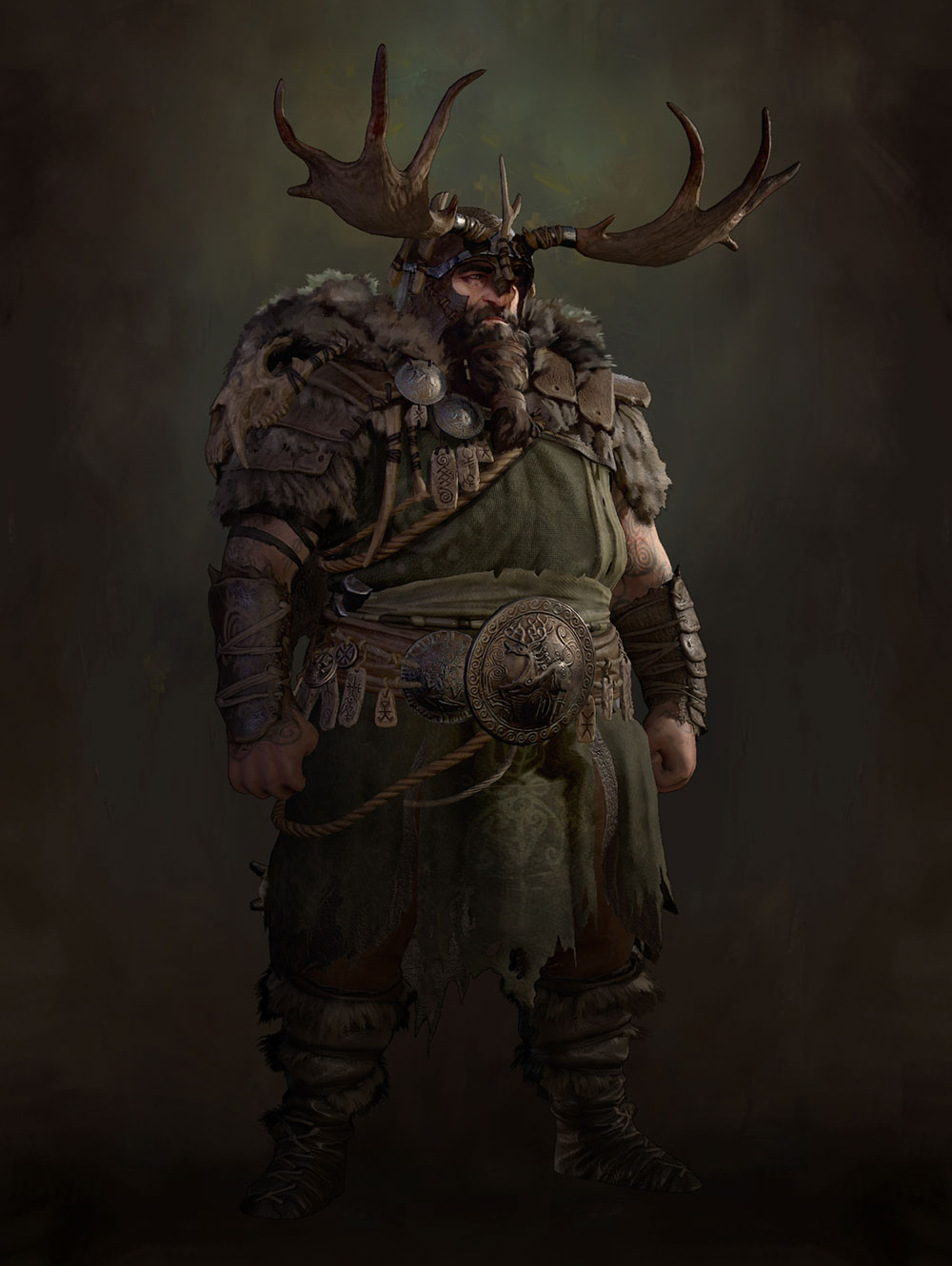 Druid Art from Diablo IV