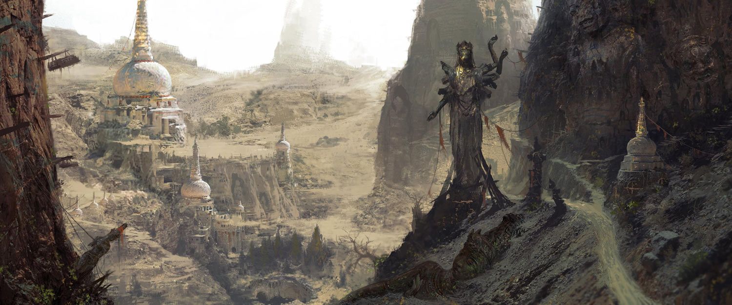 Dry Steppes Concept Art from Diablo IV
