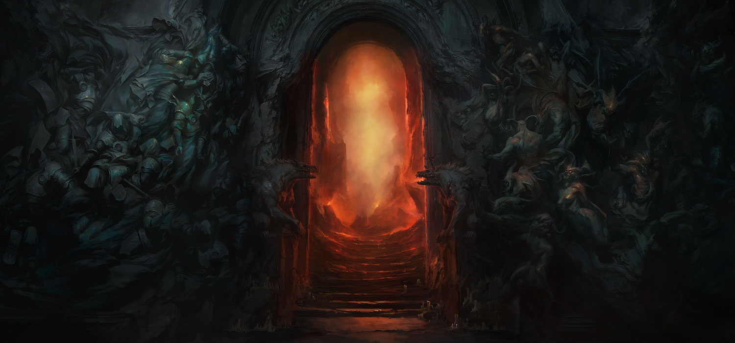 Gate of Hell Art from Diablo IV