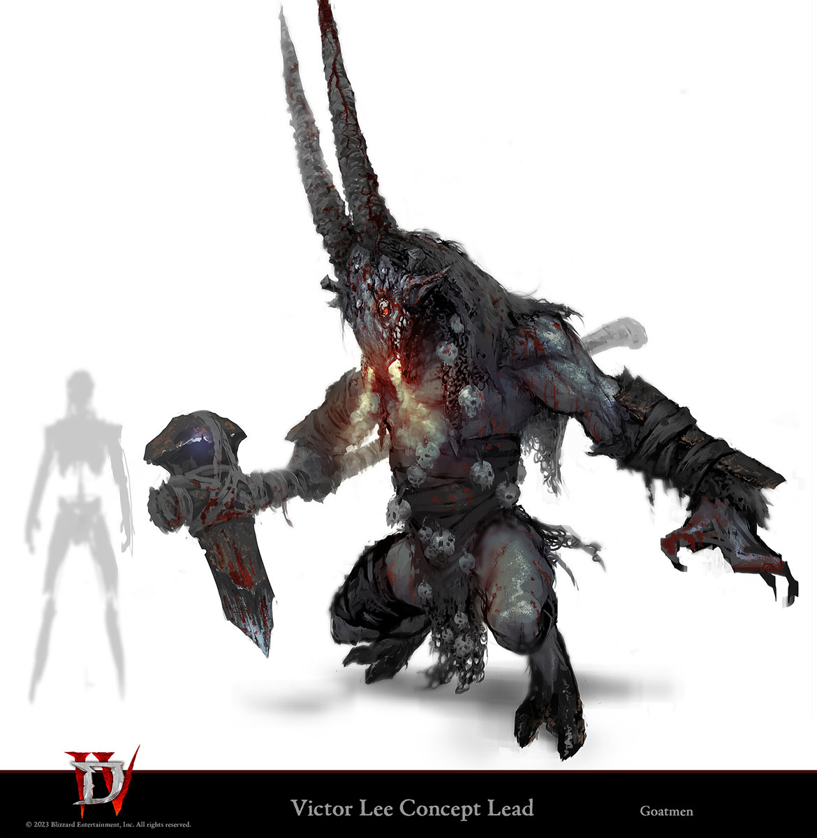 Goatmen Concept Art from Diablo IV