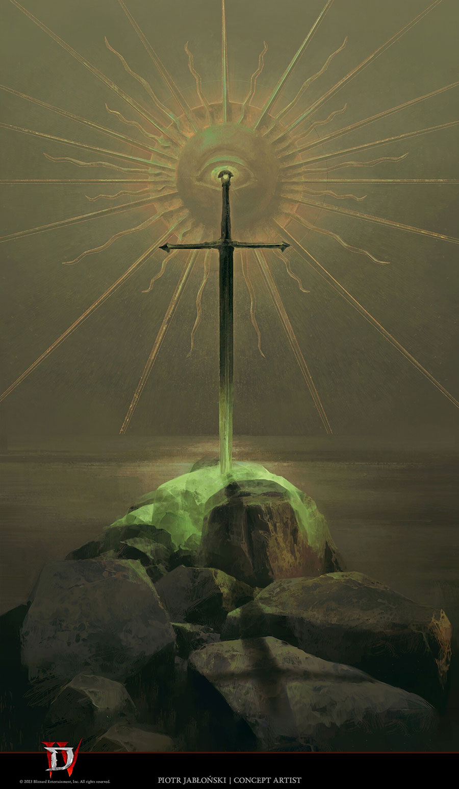 Headsman's Cross Art from Diablo IV