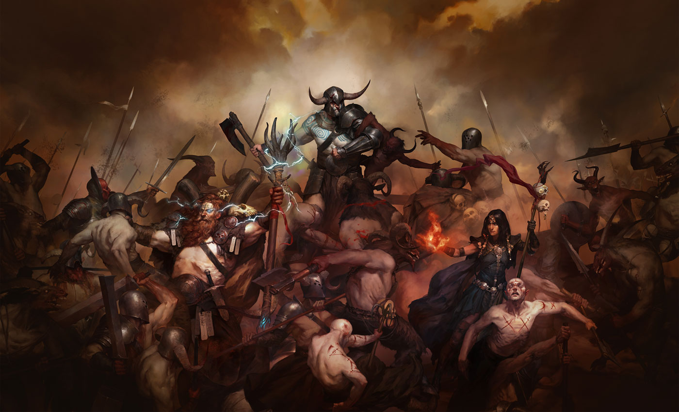 Heroes BlizzCon Art from Diablo IV