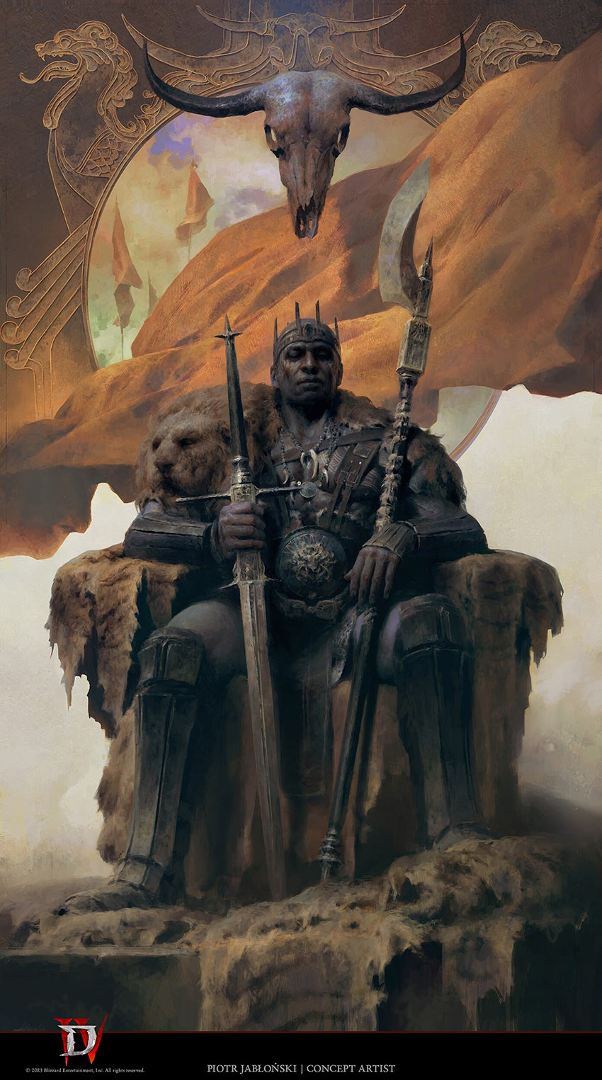 Immortal Throne Art from Diablo IV