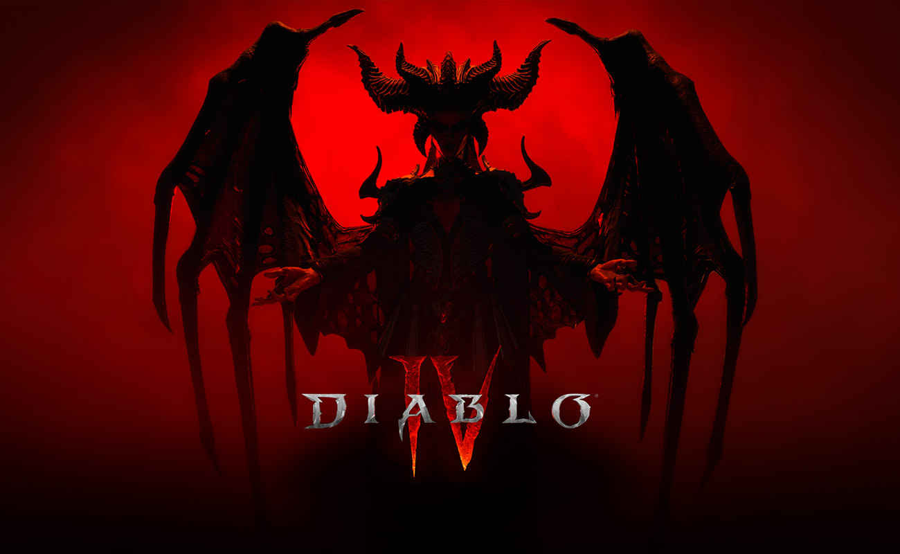 Lilith Silhouette Promo Art from Diablo IV