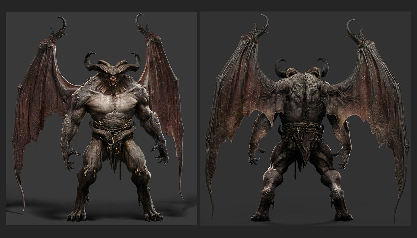 Megademon Artwork from Diablo IV