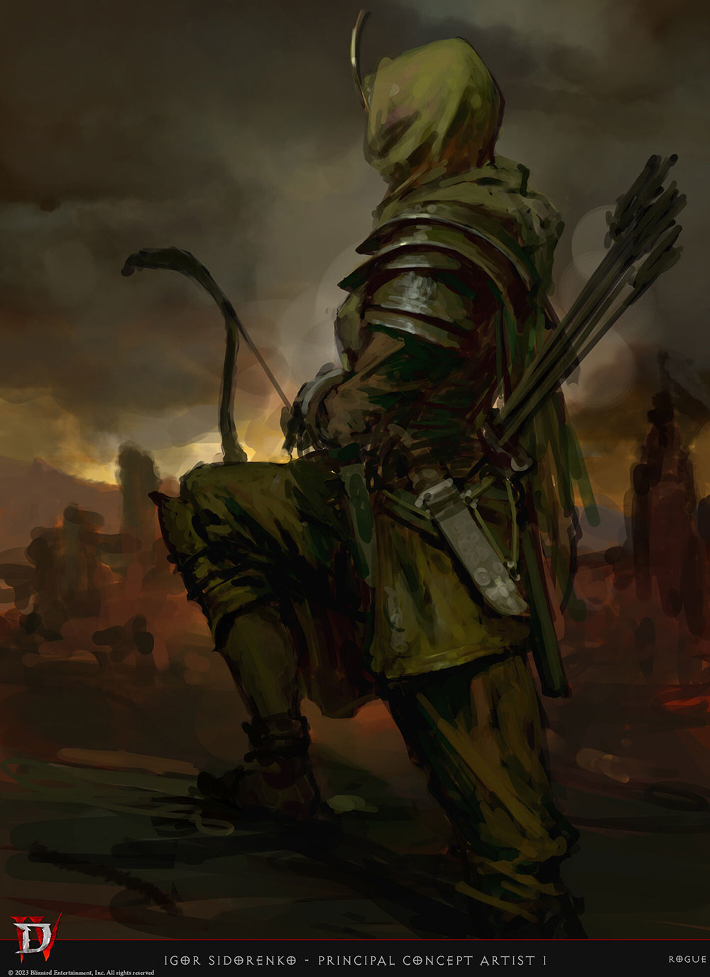 Rogue Concept Art from Diablo IV