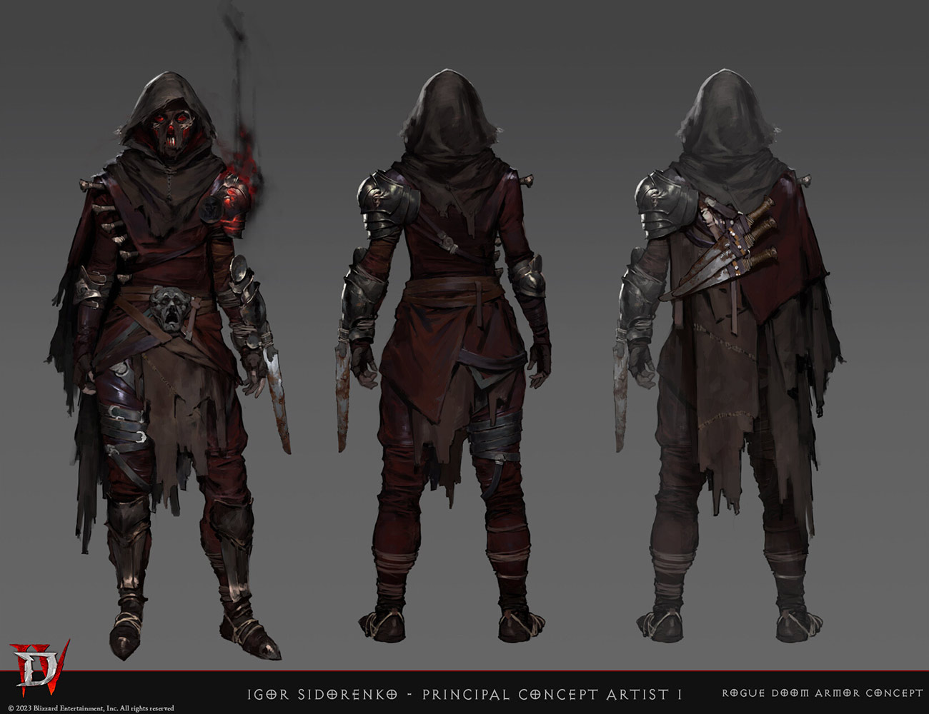 Rogue Doom Armor Concept Art from Diablo IV