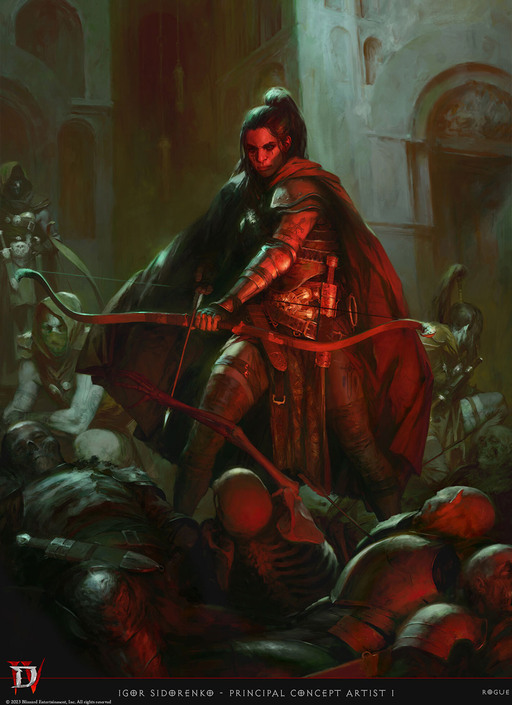 Rogue Illustration from Diablo IV