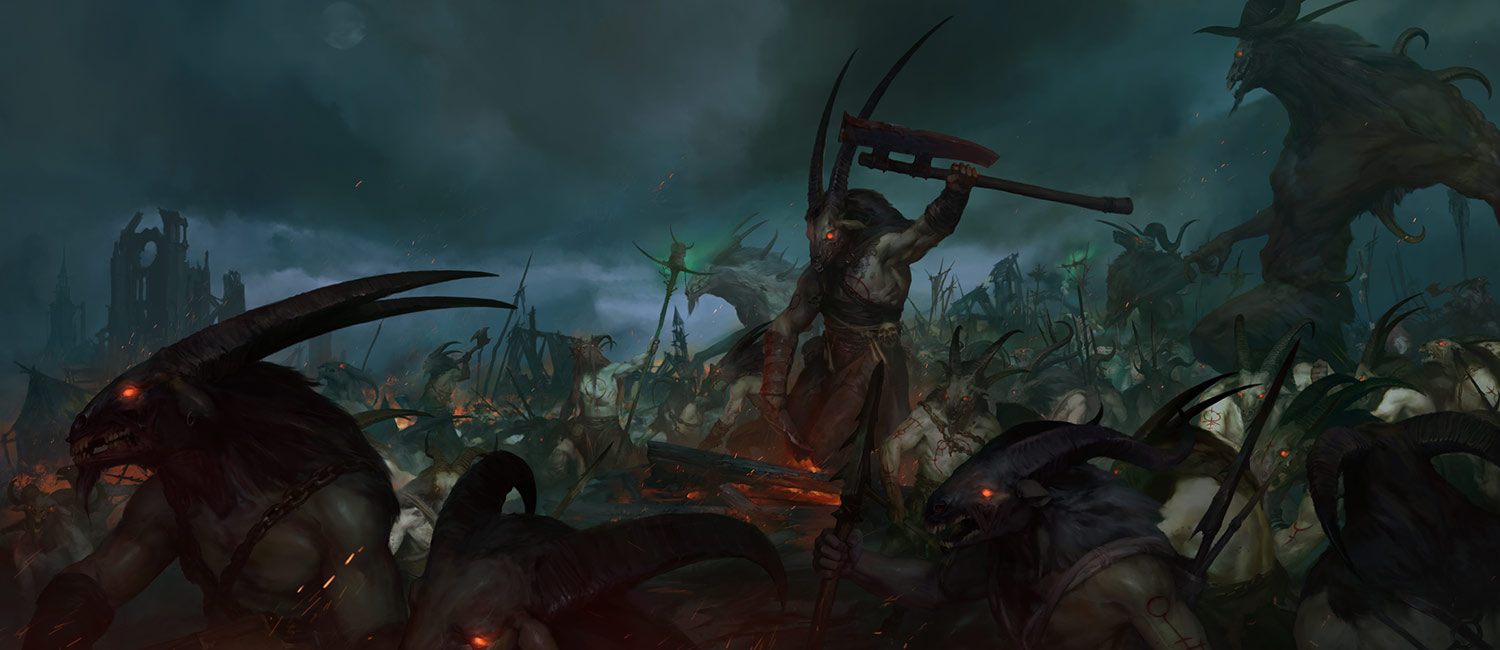 Scosglen Goatmen Art from Diablo IV