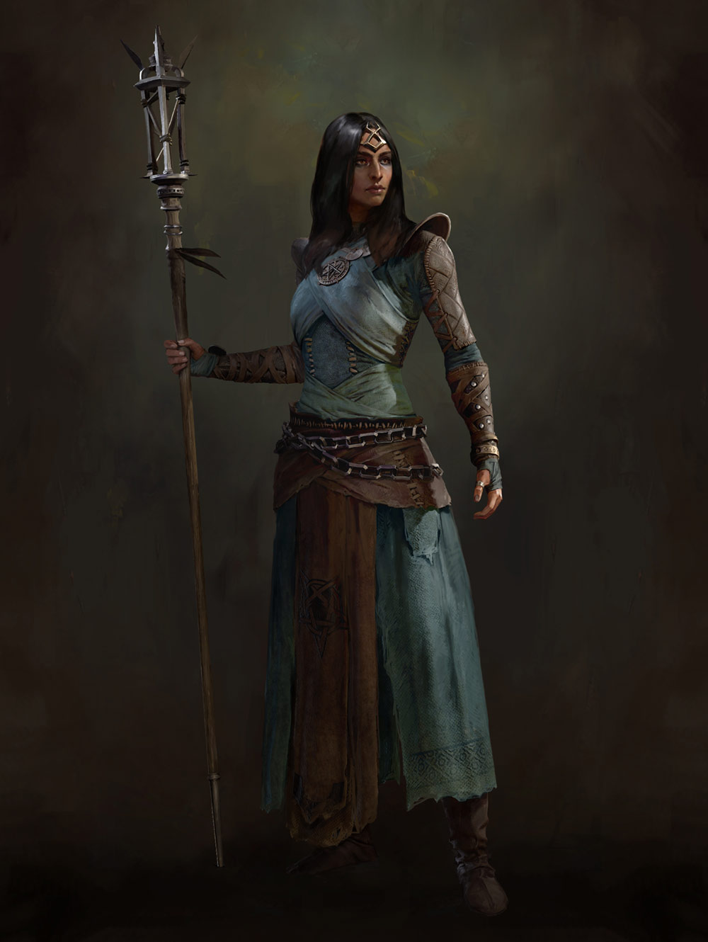Sorcerer Art from Diablo IV
