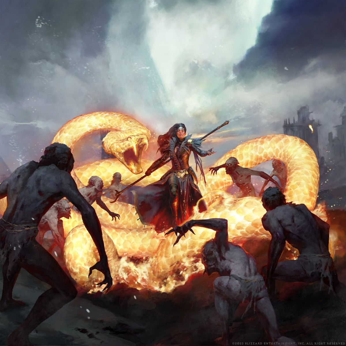 Sorceress Key Art from Diablo IV