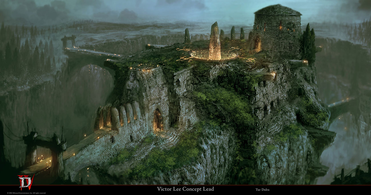 Tur Dulra Art from Diablo IV