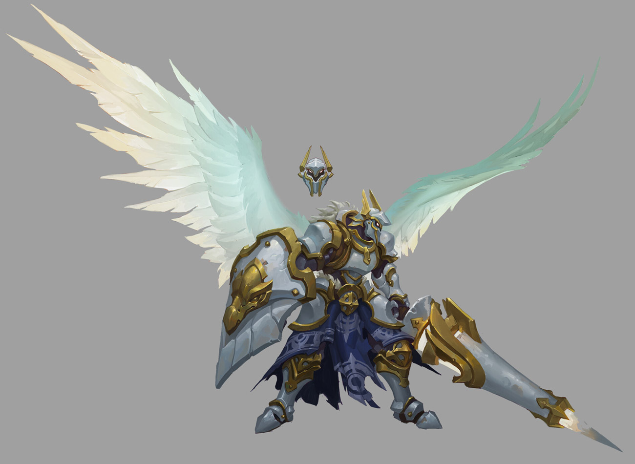 Angel Lancer Art from Darksiders Genesis