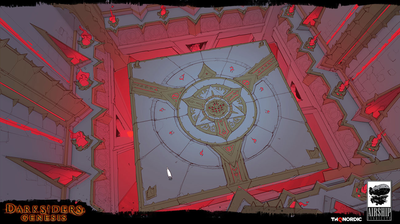 Belial Environment Art from Darksiders Genesis