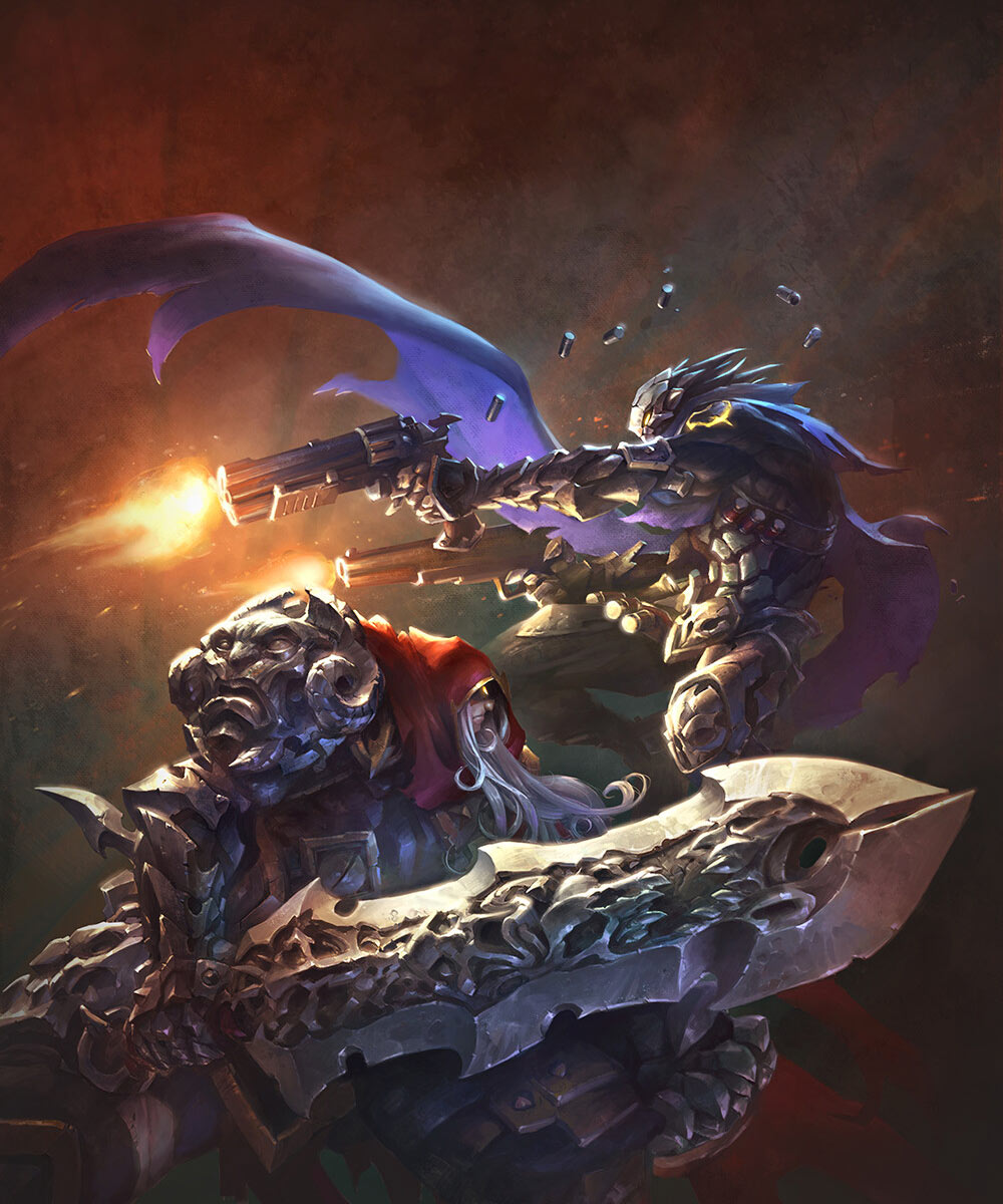 Box Art Illustration from Darksiders Genesis