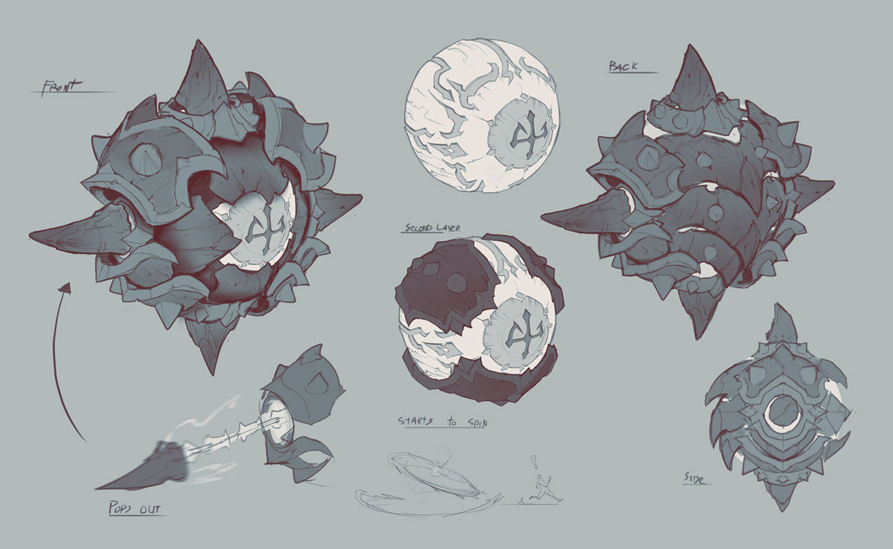 Demon Eye Art from Darksiders Genesis