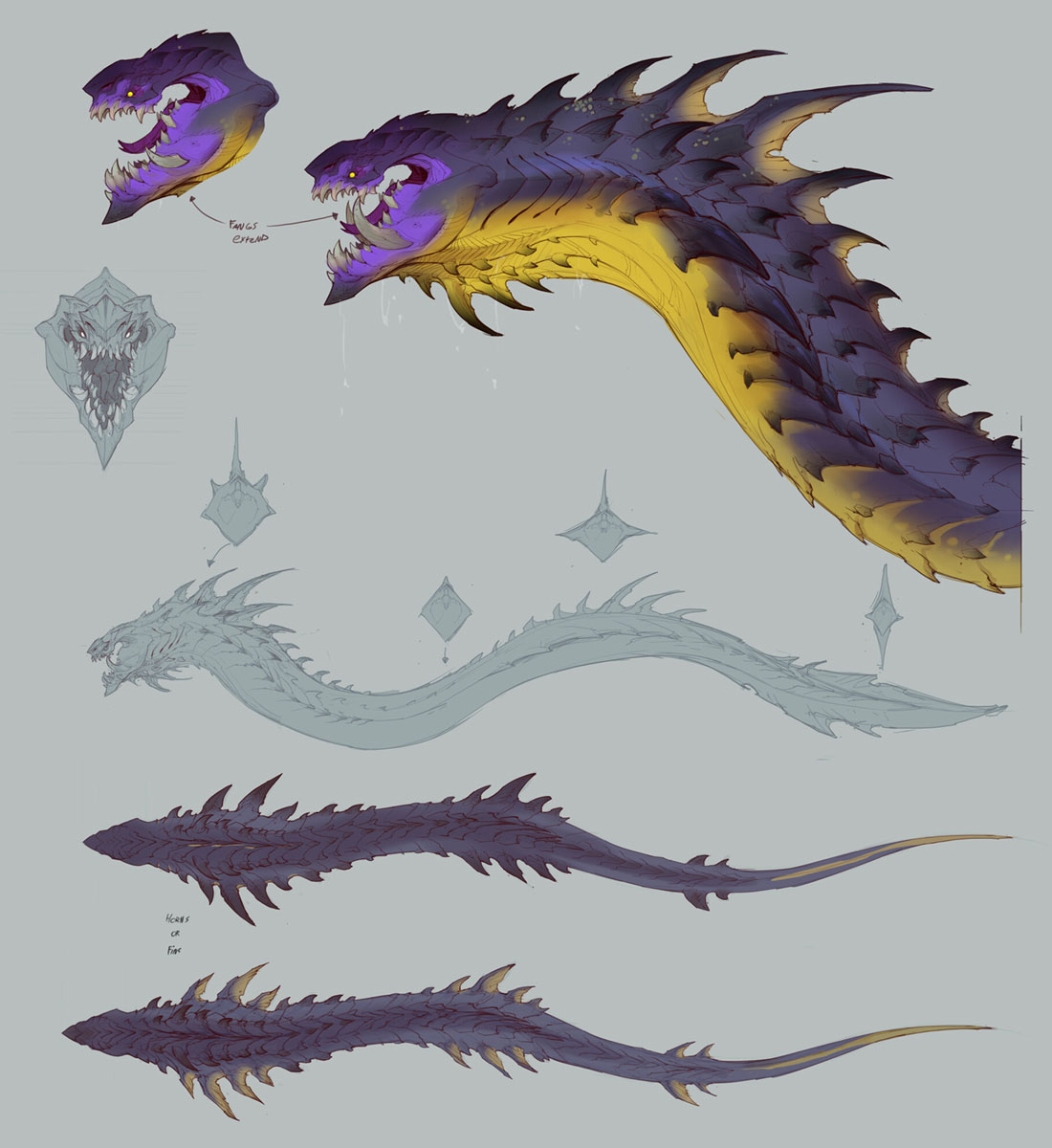 Leviathan Concept Art from Darksiders Genesis