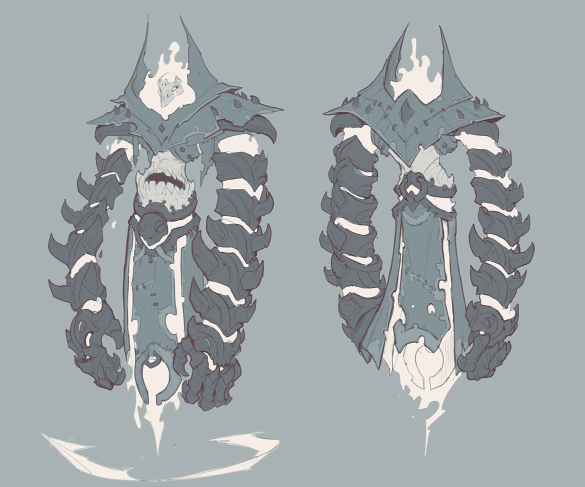 Limbo Caster Art from Darksiders Genesis