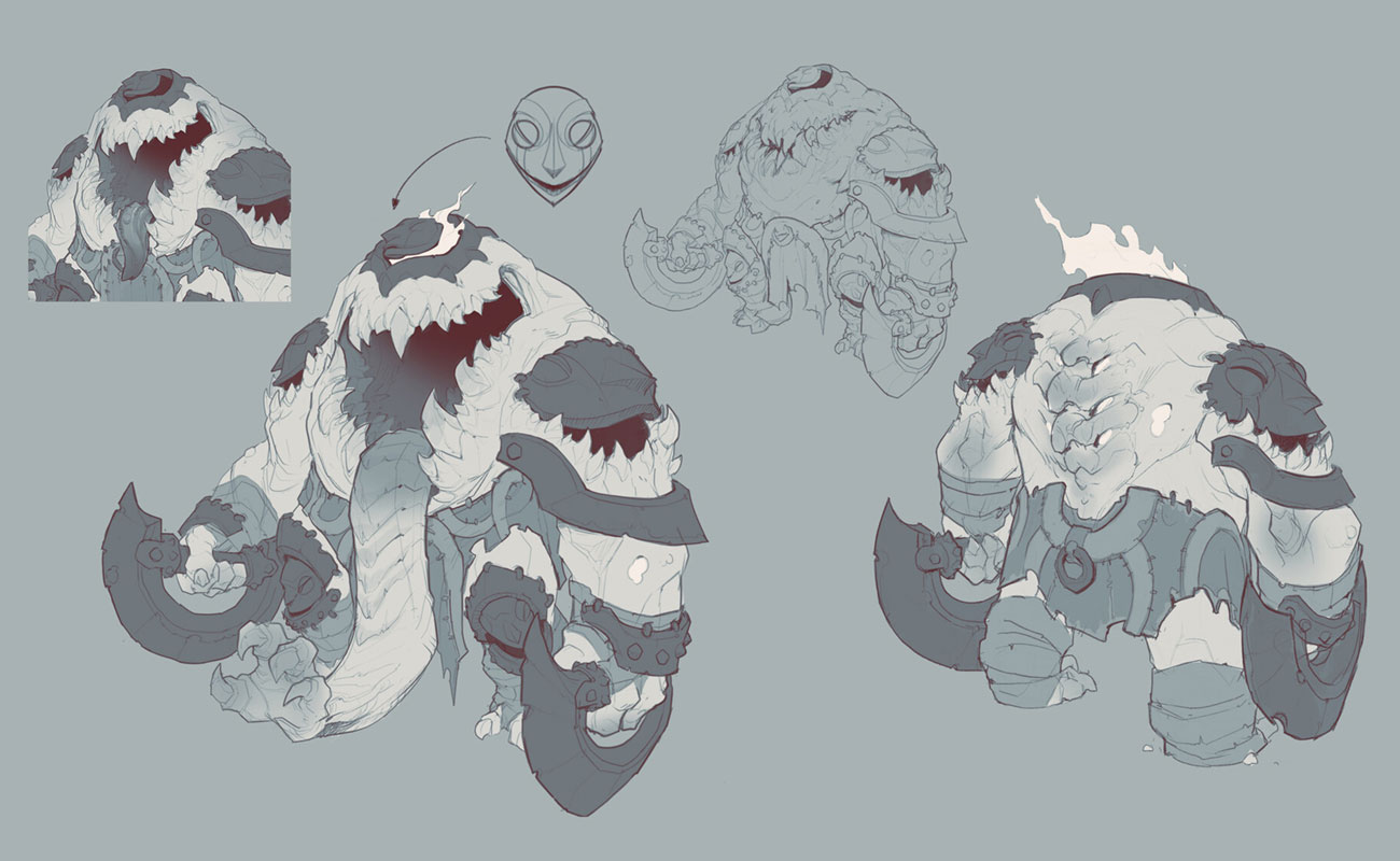 Limbo Grabber Art from Darksiders Genesis