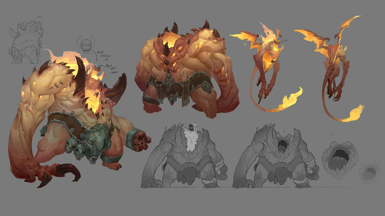 Limbo Tusker Art from Darksiders Genesis