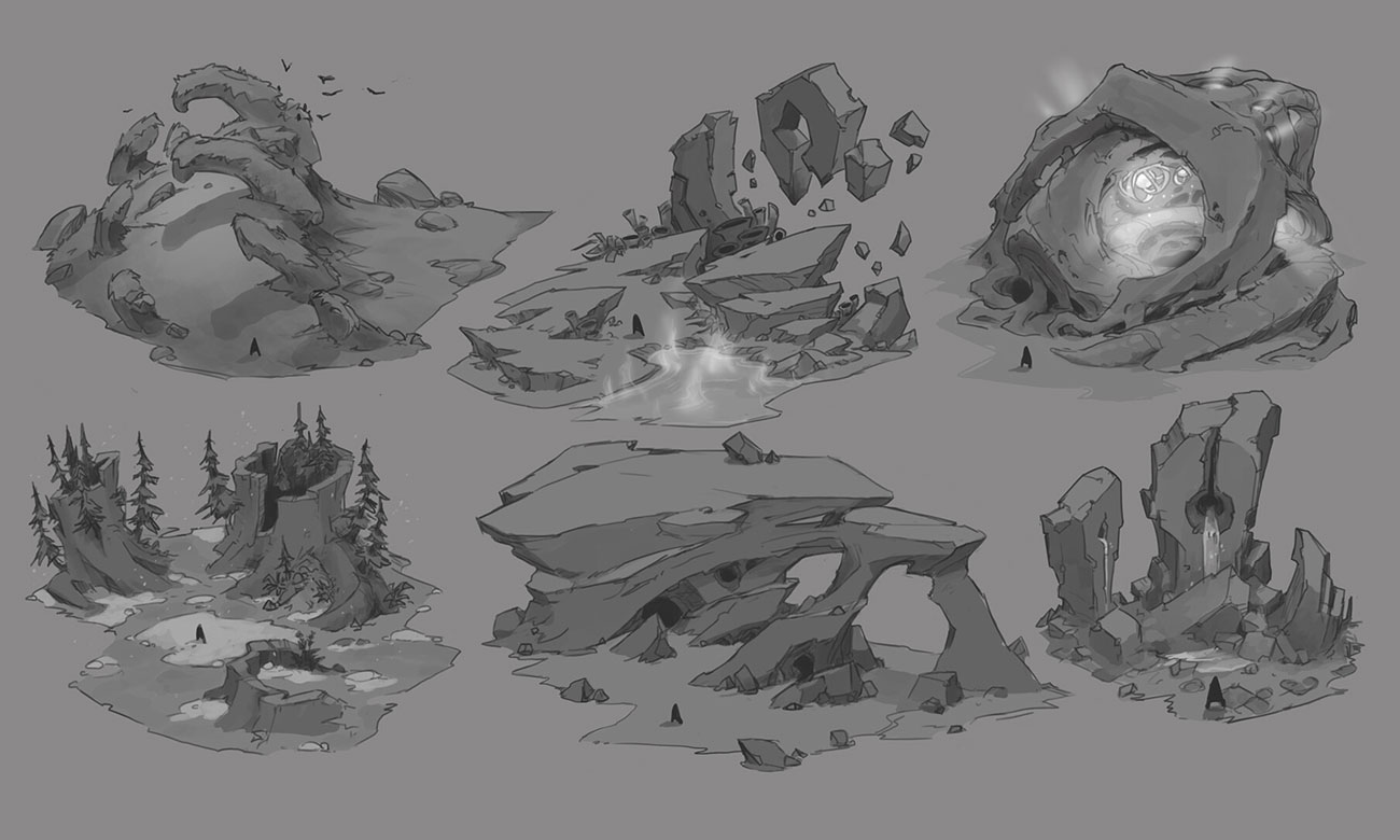 Primal World Art from Darksiders Genesis