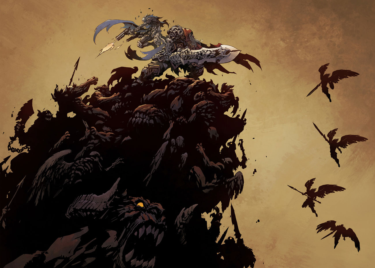 Splash Art from Darksiders Genesis