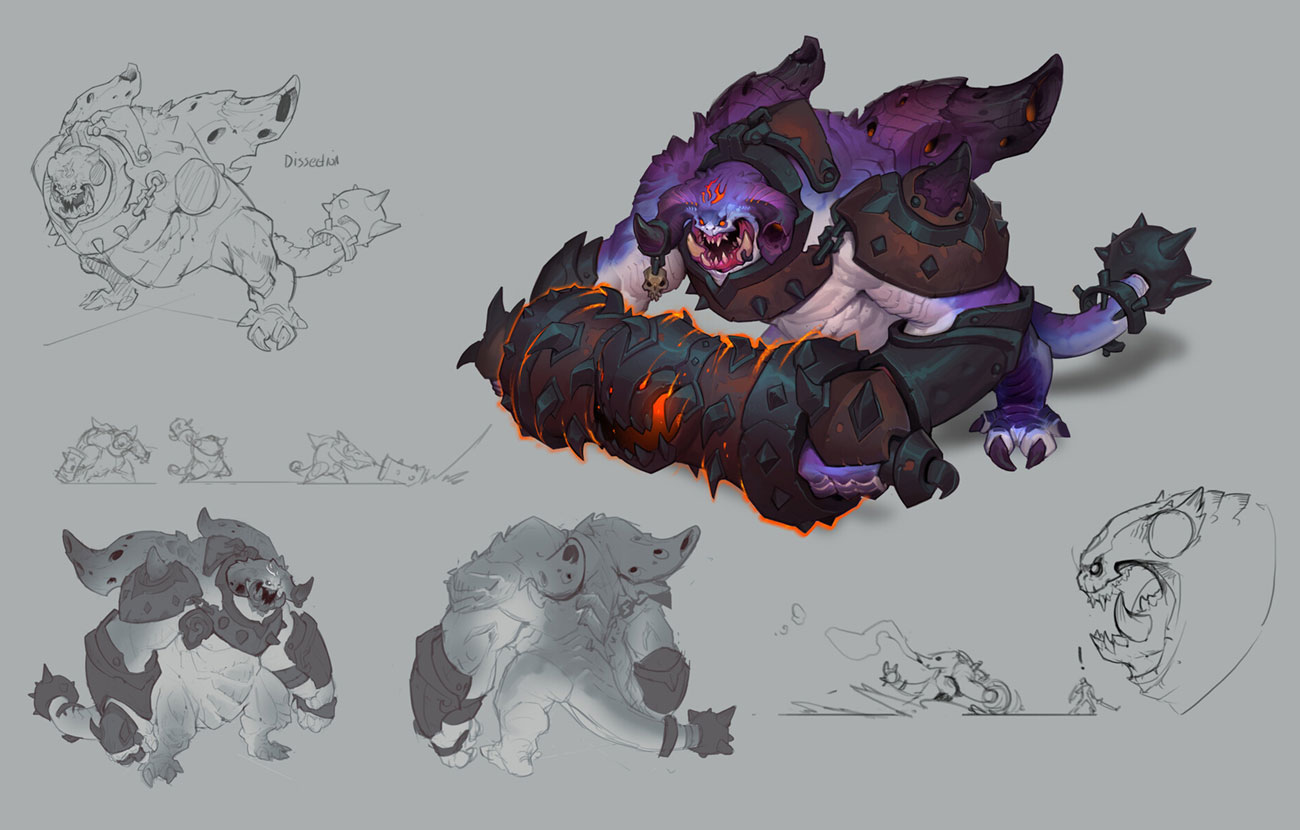 Steamroller Art from Darksiders Genesis
