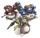 Toma, Ossa, and Pata