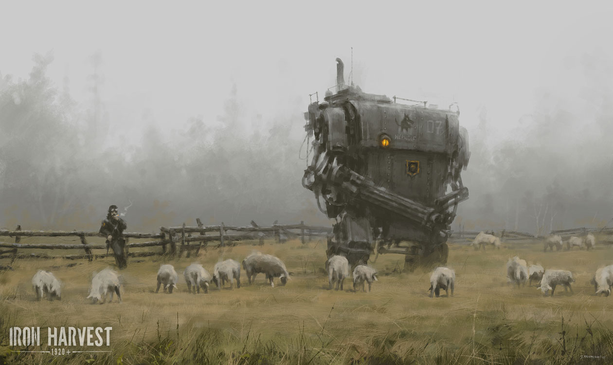Far from the Frontline Art from Iron Harvest