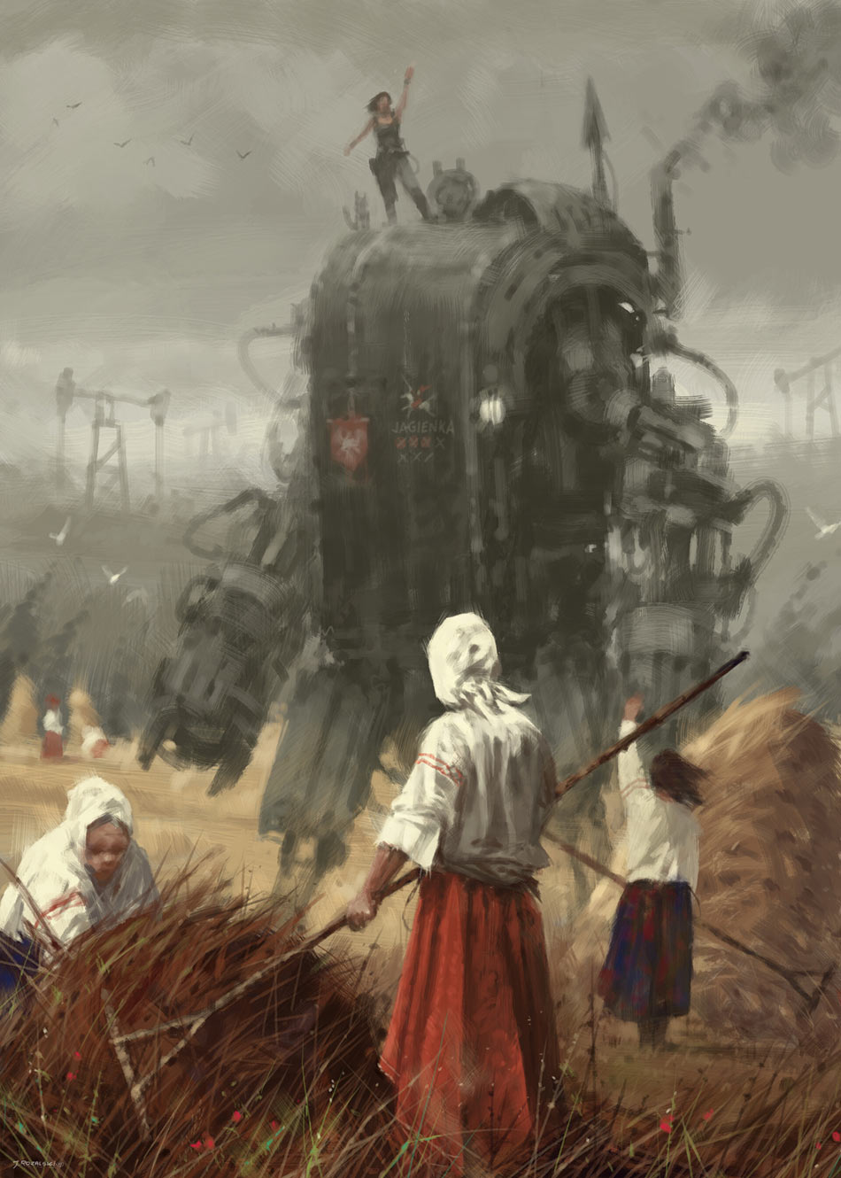 Haymaking Art from Iron Harvest