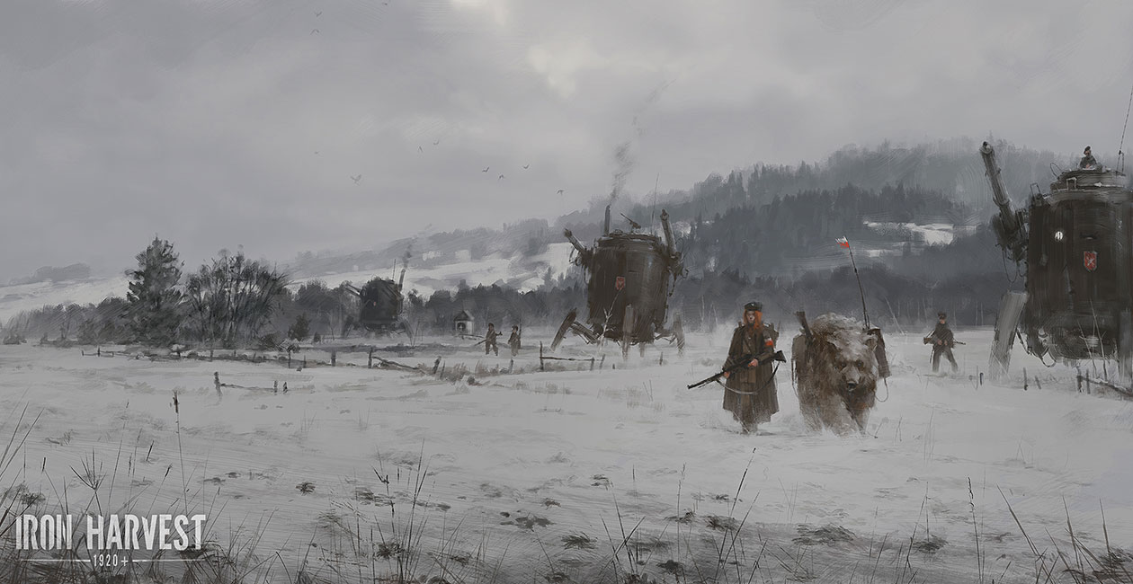 Winter Patrol Art from Iron Harvest