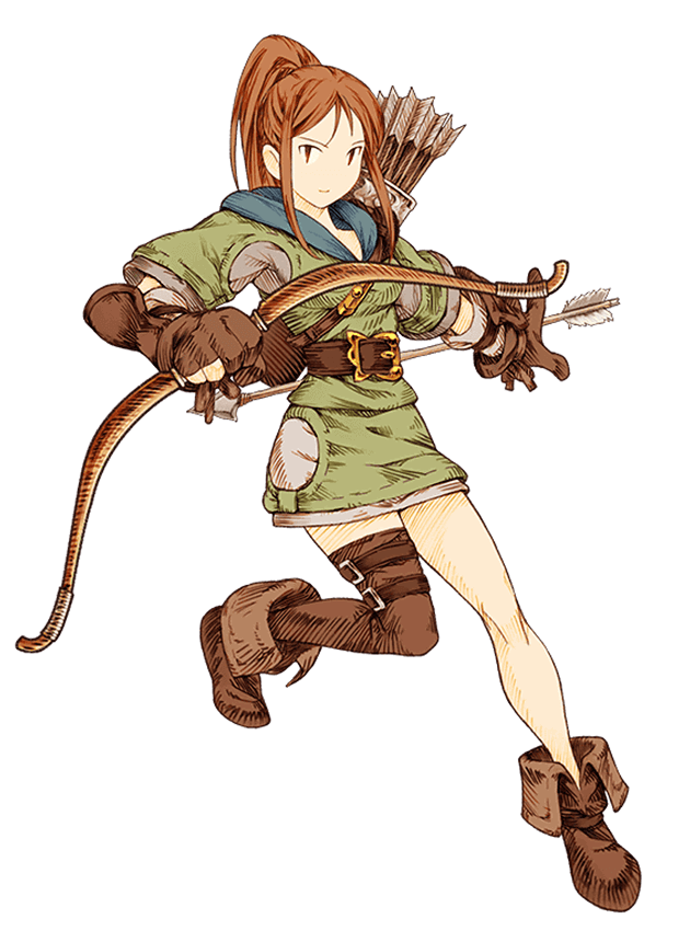 Female Apprentice Hunter Art from Knights of Glory