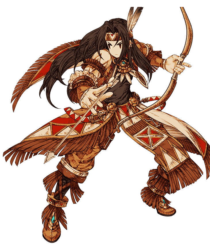 Male Beast Hunter Art from Knights of Glory