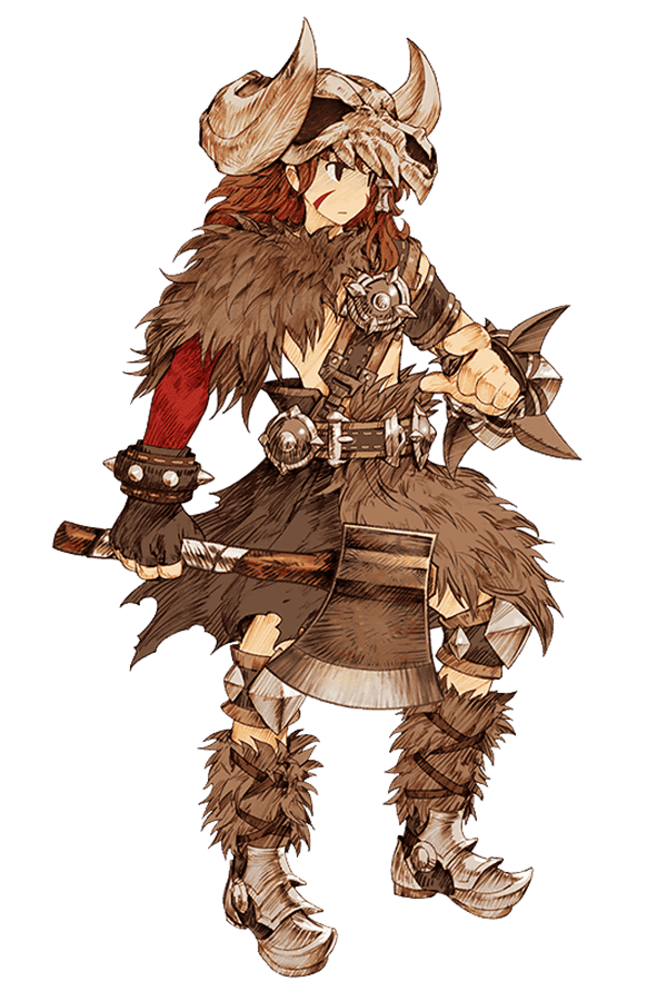 Male Berserker Art from Knights of Glory