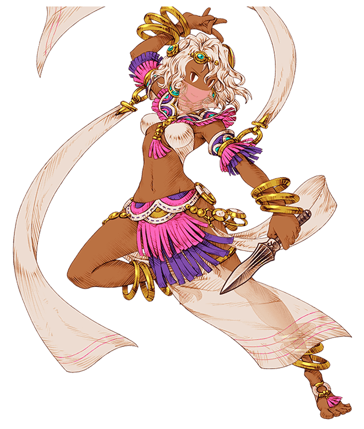 Female Dancer Art from Knights of Glory