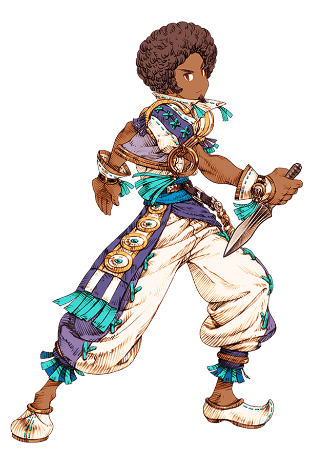 Male Dancer Art from Knights of Glory