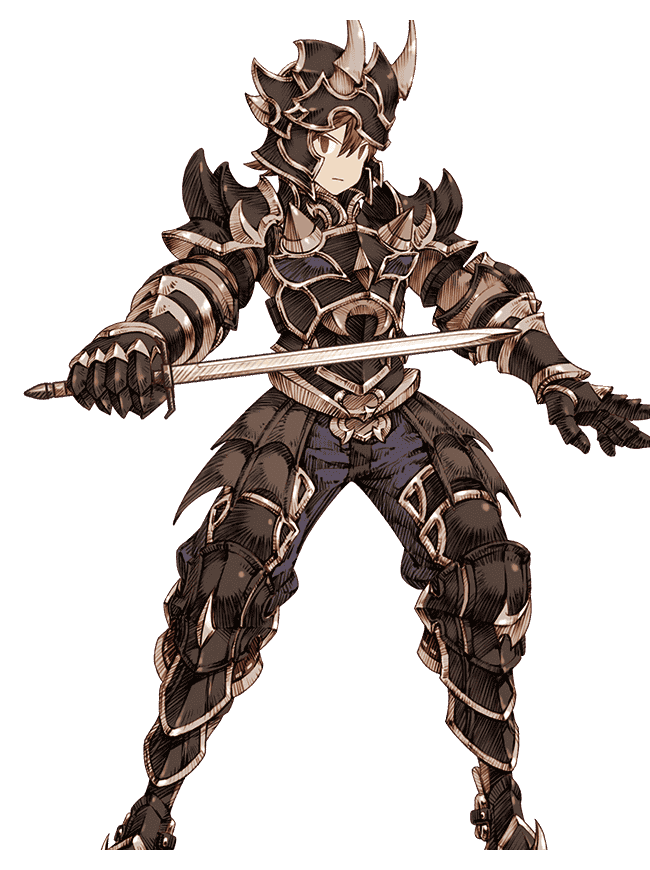 Male Dark Knight Art from Knights of Glory