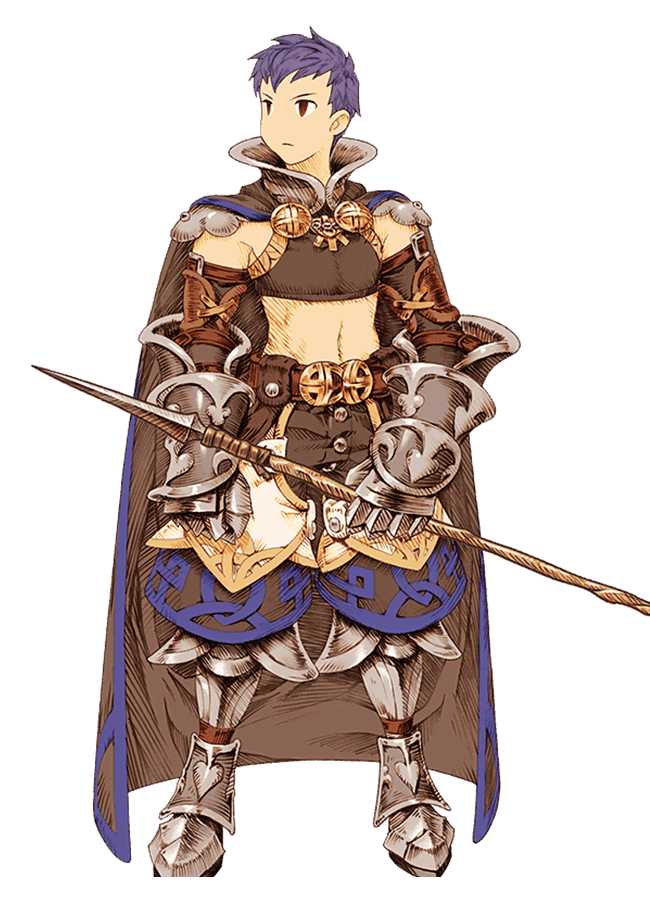 Male Grand Lancer Art from Knights of Glory