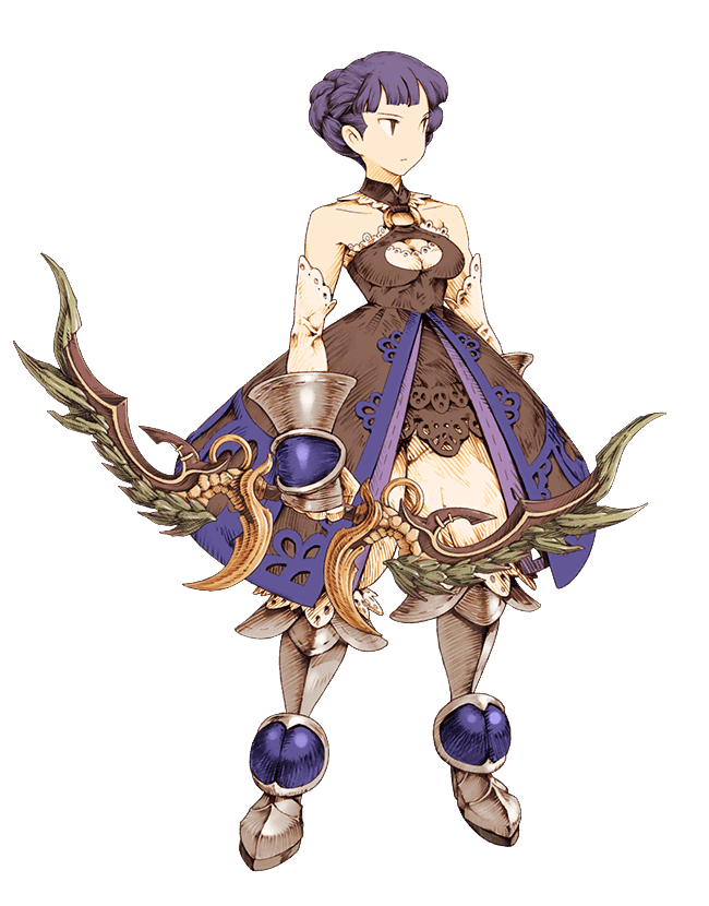 Female Lancer Artwork from Knights of Glory