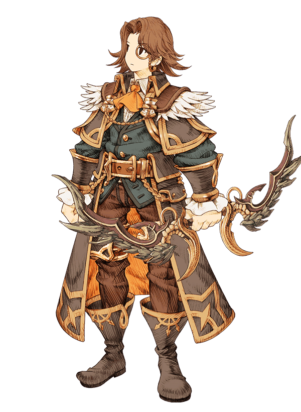 Male Magic Scholar Artwork from Knights of Glory