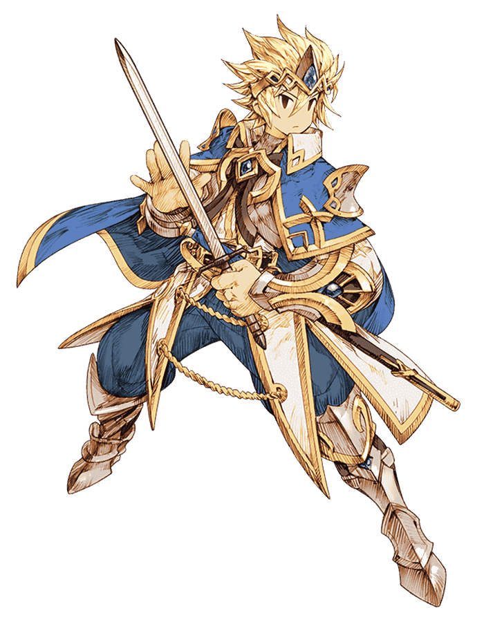 Male Magic Warrior Art from Knights of Glory