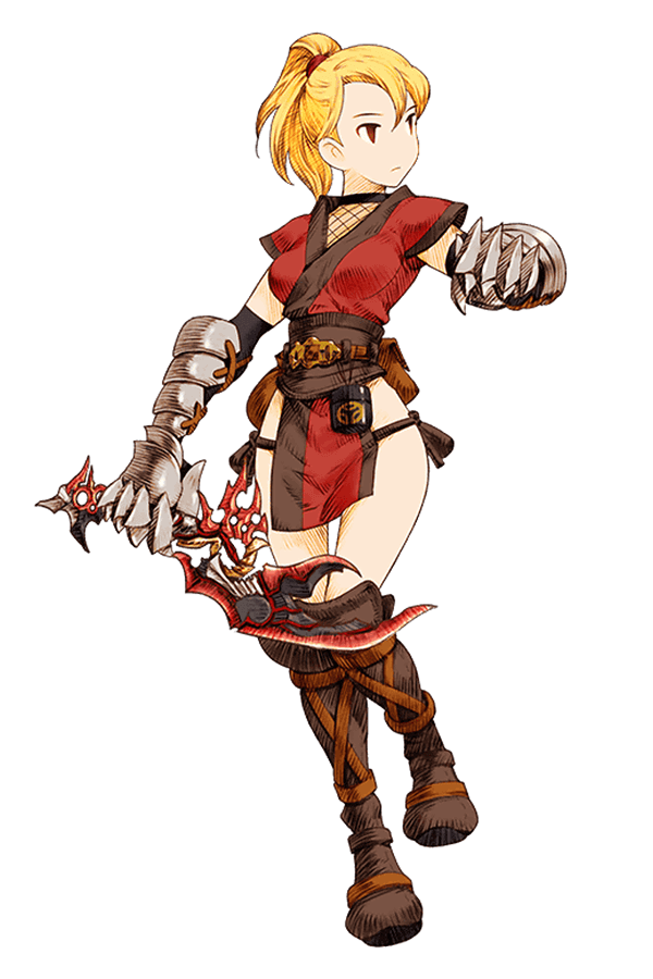 Female Ninja Art from Knights of Glory